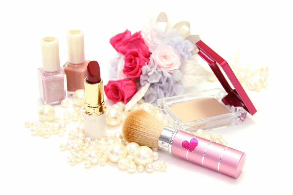 Makeup brush and Cosmetics